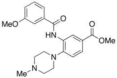 3-[(3-Methoxybenzoyl)amino]-4-(4-methyl-1-piperazinyl)benzoic Acid Methyl Ester