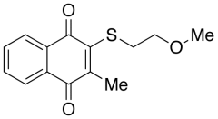 2-[(2-Methoxyethyl)thio]-3-methyl-1,4-napthalenedione