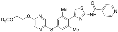 N-[4-[4-[[5-(2-Methoxyethoxy)-2-pyrazinyl]thio]-2,6-dimethylphenyl]-2-thiazolyl]-4-pyridin