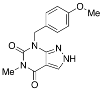 7-[(4-Methoxyphenyl)methyl]-5-methyl-2H-pyrazolo[3,4-d]pyrimidine-4,6(5H,7H)-dione