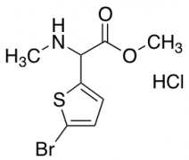 Methyl 2-(5-Bromothiophen-2-yl)-2-(methylamino)acetate Hydrochloride