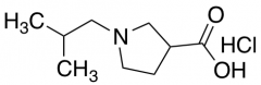 1-(2-methylpropyl)pyrrolidine-3-carboxylic acid hydrochloride