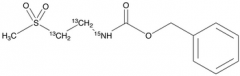 [2-(Methylsulfonyl)ethyl]carbamic Acid-13C2,15N Benzyl Ester