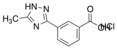 3-(5-methyl-1H-1,2,4-triazol-3-yl)benzoic acid hydrochloride