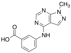 3-[(1-Methyl-1H-pyrazolo[3,4-d]pyrimidin-4-yl)amino]benzoic Acid