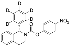 (S)-4-Nitrophenyl 1-Phenyl-d5-3,4-dihydroisoquinoline-2(1H)-carboxylate