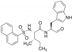 N-(1-Naphthalenylsulfonyl)-Ile-Trp-aldehyde