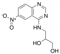 3-[(6-nitroquinazolin-4-yl)amino]propane-1,2-diol