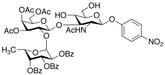 p-Nitrophenyl 2-Acetamido-2-deoxy-3-O-[2&rsquo;-O-(2,3,4-tri-O-benzoyl-&alpha;-L-f